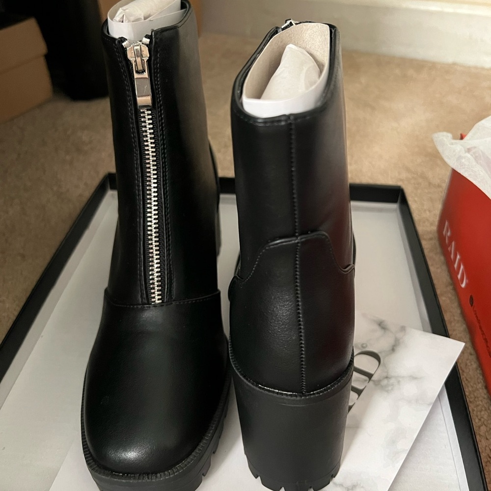 ASOS: Raid Exclusive Janella Chucky Zip Front Ankle Boot